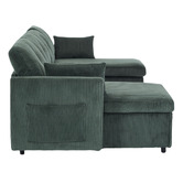 Cassington Home Fontana 4 Seater Double Chaise Sofa Bed