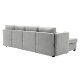 Cassington Home Juno 4 Seater Modular Sofa &amp; Ottoman Set