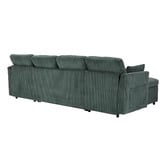Cassington Home Fontana 4 Seater Double Chaise Sofa Bed