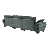 Cassington Home Haines 4 Seater Modular Sofa &amp; Ottoman Set