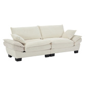 Cassington Home Haines 3 Seater Upholstered Sofa