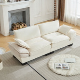 Cassington Home Haines 3 Seater Upholstered Sofa