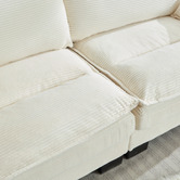 Cassington Home Haines 3 Seater Upholstered Sofa
