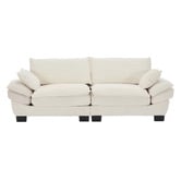 Cassington Home Haines 3 Seater Upholstered Sofa