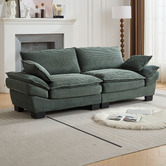 Cassington Home Haines 3 Seater Upholstered Sofa