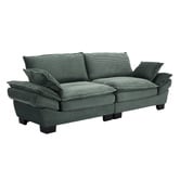 Cassington Home Haines 3 Seater Upholstered Sofa