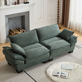Cassington Home Haines 3 Seater Upholstered Sofa