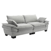 Cassington Home Haines 3 Seater Upholstered Sofa