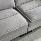 Cassington Home Haines 3 Seater Upholstered Sofa