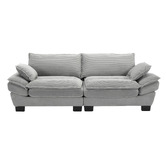 Cassington Home Haines 3 Seater Upholstered Sofa