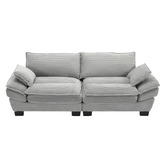 Cassington Home Haines 3 Seater Upholstered Sofa