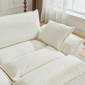 Cassington Home Haines 4 Seater Modular Sofa &amp; Ottoman Set