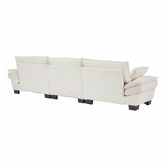 Cassington Home Haines 4 Seater Modular Sofa &amp; Ottoman Set