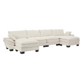 Cassington Home 83cm Haines 4 Seater Modular Sofa &amp; Ottoman Set