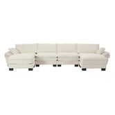 Cassington Home 83cm Haines 4 Seater Modular Sofa &amp; Ottoman Set