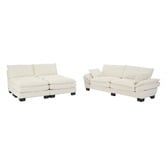 Cassington Home 83cm Haines 4 Seater Modular Sofa &amp; Ottoman Set