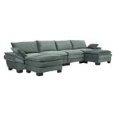 Cassington Home 83cm Haines 4 Seater Modular Sofa &amp; Ottoman Set