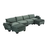 Cassington Home 83cm Haines 4 Seater Modular Sofa &amp; Ottoman Set
