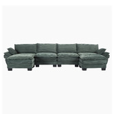 Cassington Home 83cm Haines 4 Seater Modular Sofa &amp; Ottoman Set