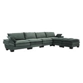 Cassington Home 83cm Haines 4 Seater Modular Sofa &amp; Ottoman Set