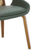 Cassington Home Otto Walnut Wood Dining Chairs