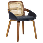 Cassington Home Otto Walnut Wood Dining Chairs