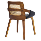 Cassington Home Otto Walnut Wood Dining Chairs