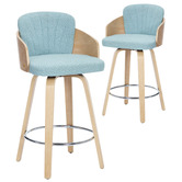 Cassington Home 66.5cm Florence Swivel Bar Stools