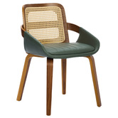 Cassington Home Otto Walnut Wood Dining Chairs