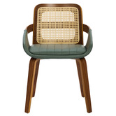Cassington Home Otto Walnut Wood Dining Chairs