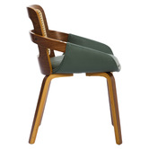 Cassington Home Otto Walnut Wood Dining Chairs