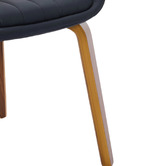 Cassington Home Otto Walnut Wood Dining Chairs