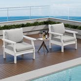 Cassington Home Hoover Outdoor Lounge Chair