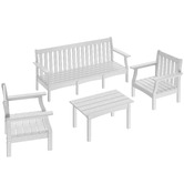 Cassington Home 5 Seater Hoover Outdoor Sofa Set