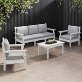 Cassington Home 5 Seater Hoover Outdoor Sofa Set