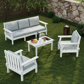 Cassington Home 5 Seater Hoover Outdoor Sofa Set