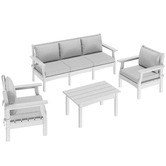 Cassington Home 5 Seater Hoover Outdoor Sofa Set