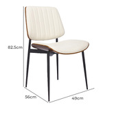 Cassington Home Moore Faux Leather Dining Chairs