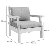 Cassington Home 5 Seater Hoover Outdoor Sofa Set
