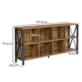 Cassington Home Durham 8 Cube Shelving Unit