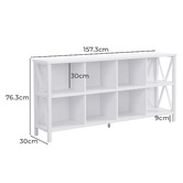 Cassington Home Durham 8 Cube Shelving Unit