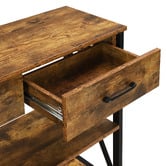 Cassington Home Alfakid 3 Drawer Console Table with Charging Station