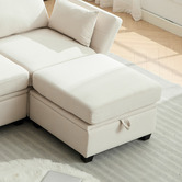 Cassington Home Juno Upholstered Storage Ottoman