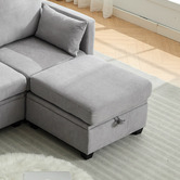Cassington Home Juno Upholstered Storage Ottoman