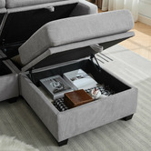 Cassington Home Juno Upholstered Storage Ottoman