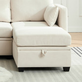 Cassington Home Juno Upholstered Storage Ottoman
