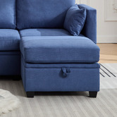 Cassington Home Juno Upholstered Storage Ottoman
