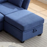 Cassington Home Juno Upholstered Storage Ottoman
