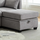 Cassington Home Juno Upholstered Storage Ottoman