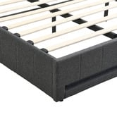 Cassington Home Bates Upholstered Gas Lift Storage Bed with LED